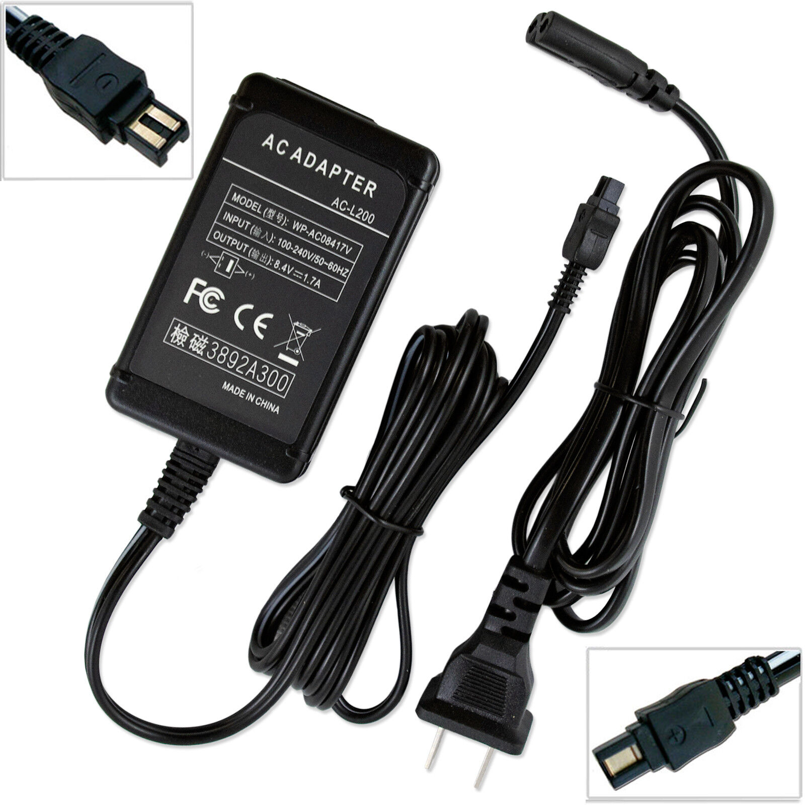 *Brand NEW*Sony Camcorder HDR-SR5 E HDR-SR12 E AC Adapter Battery Charger Power Supply